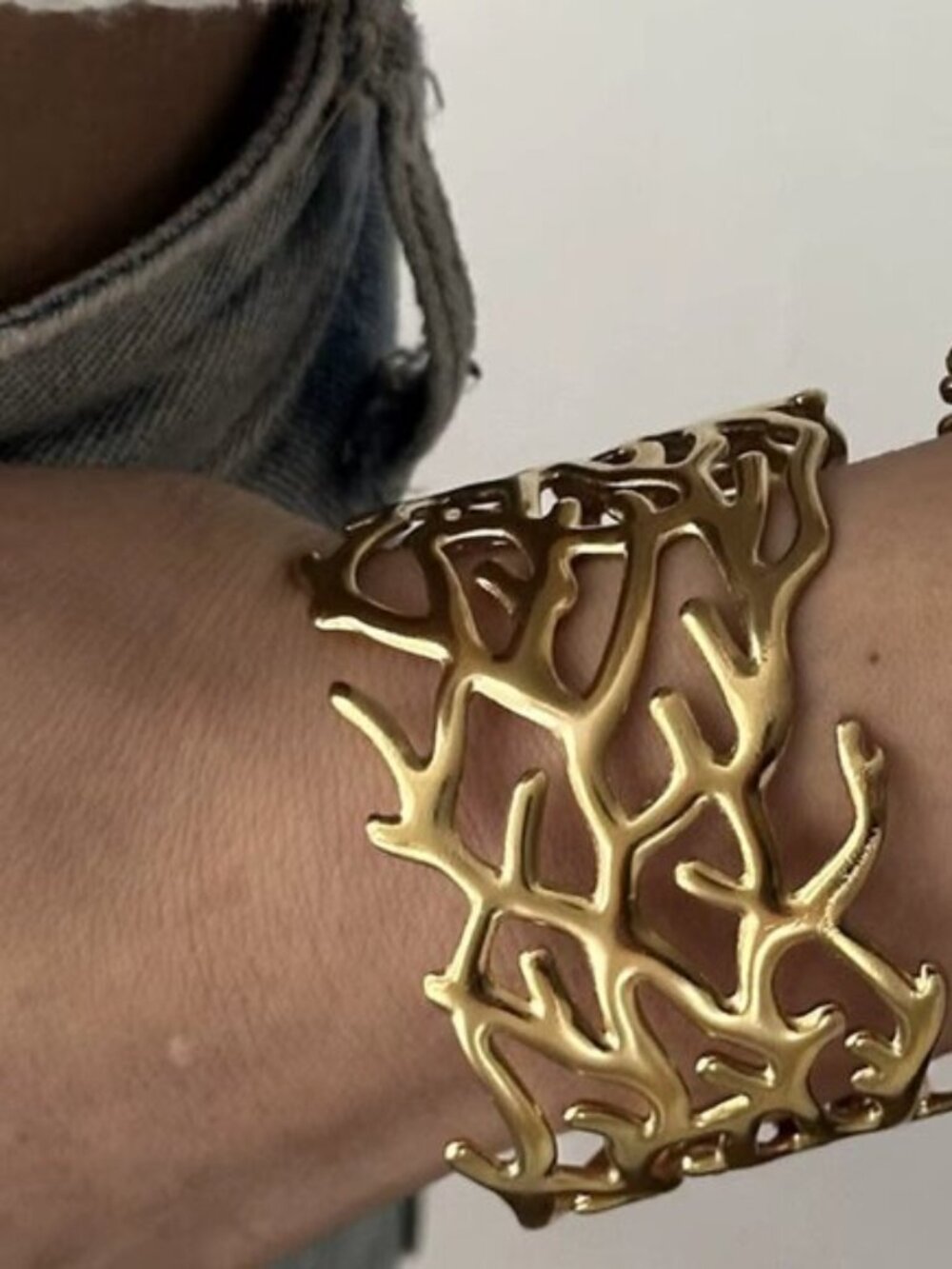 Golden Coral Dreams Bracelet by Bimini Beachwear